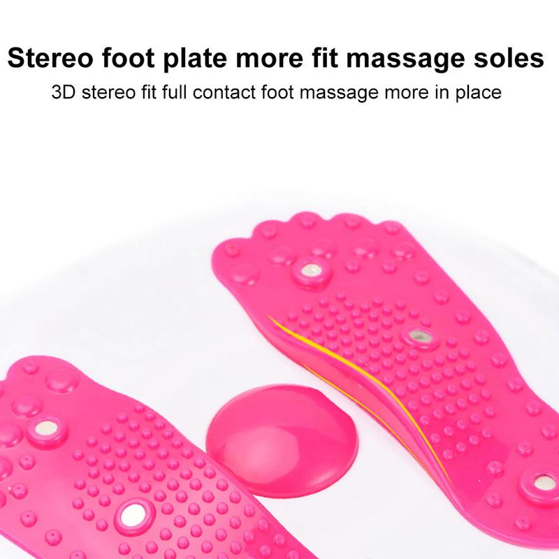 "Balansebrett med stålkuledesign og magneter for massasje, 27 cm, lilla. Ribbedetaljer for stabilitet, akupressurfordeler."