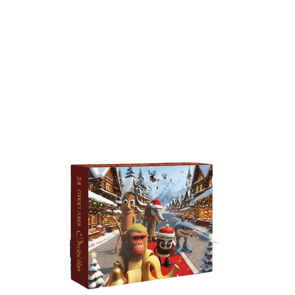 Barnas overraskelsesboks, 24 dager med kreativ glede, julekalender for barn, lek og moro