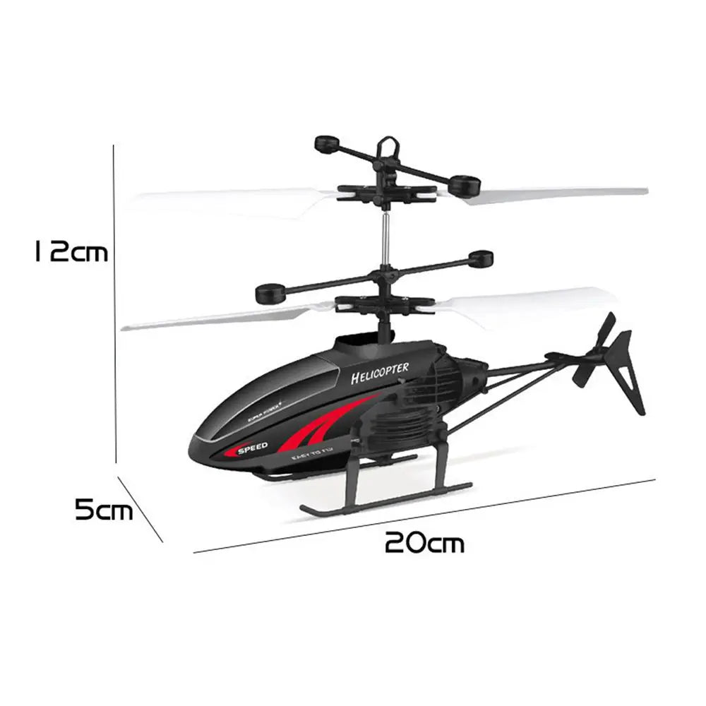 Lekent lite helikopter, oppladbart og klar for timer med moro for barn