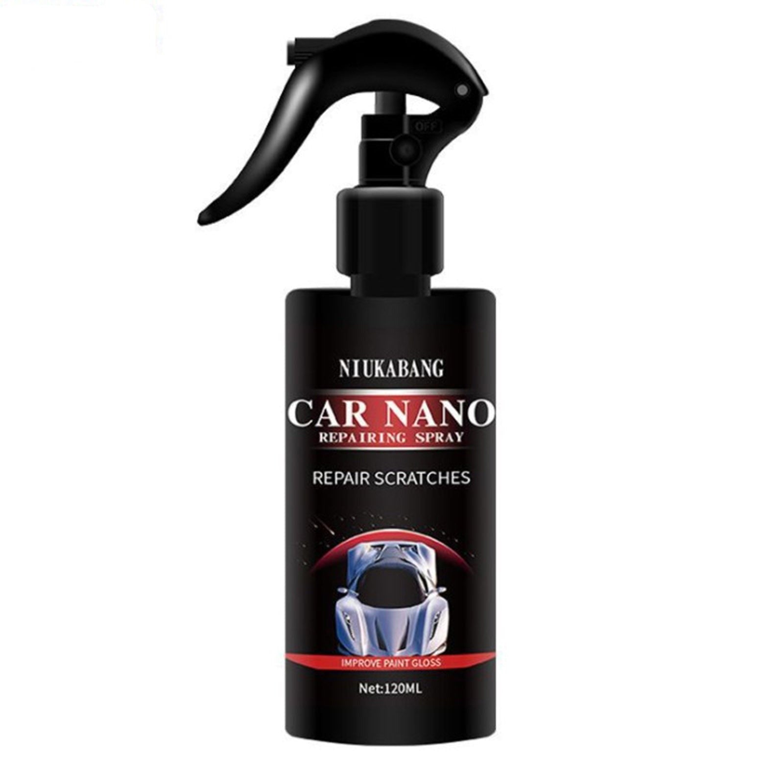 Bil Nano Reparasjonsspray for glans, beskyttelse og riperfjerning på billakk