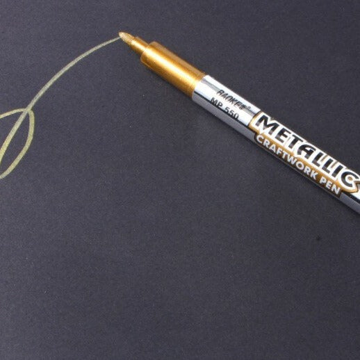 Kreative hobbyprosjekter realisert med metalliske glitterpenner; gir unik og holdbar glans.