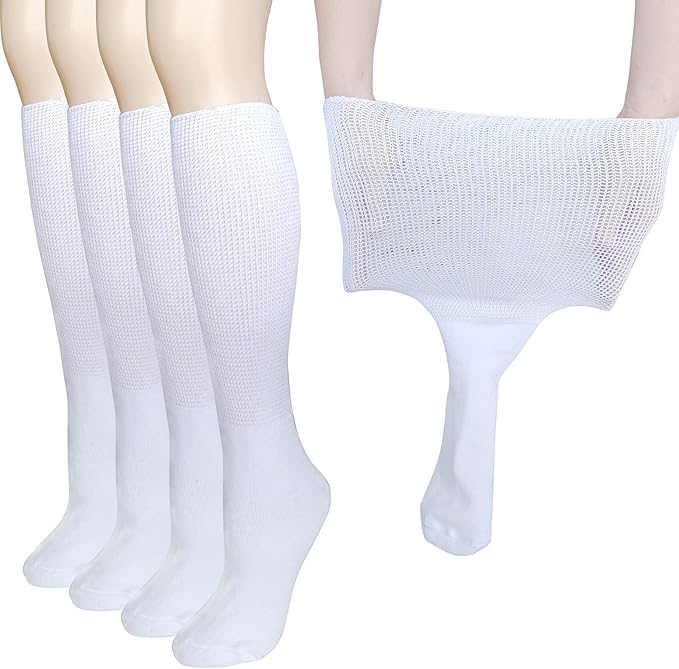 Bilde av unisex ekstra brede komfortsokker i mykt stoff, perfekt for daglig bruk og fotvelvære.