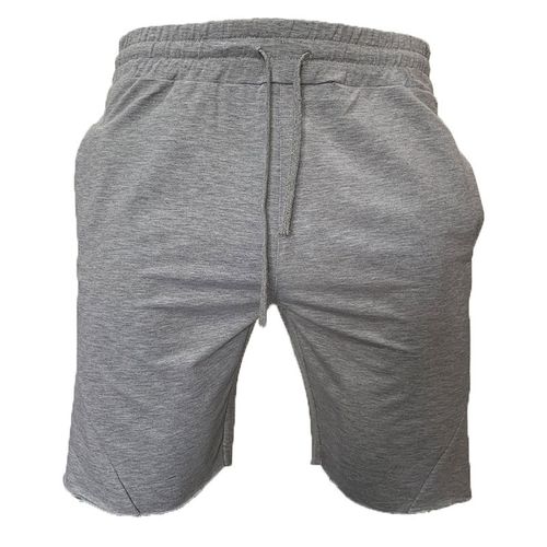 Blå løse herreshorts med snøring. Perfekt for komfortable sommerdager og fritidsbruk.