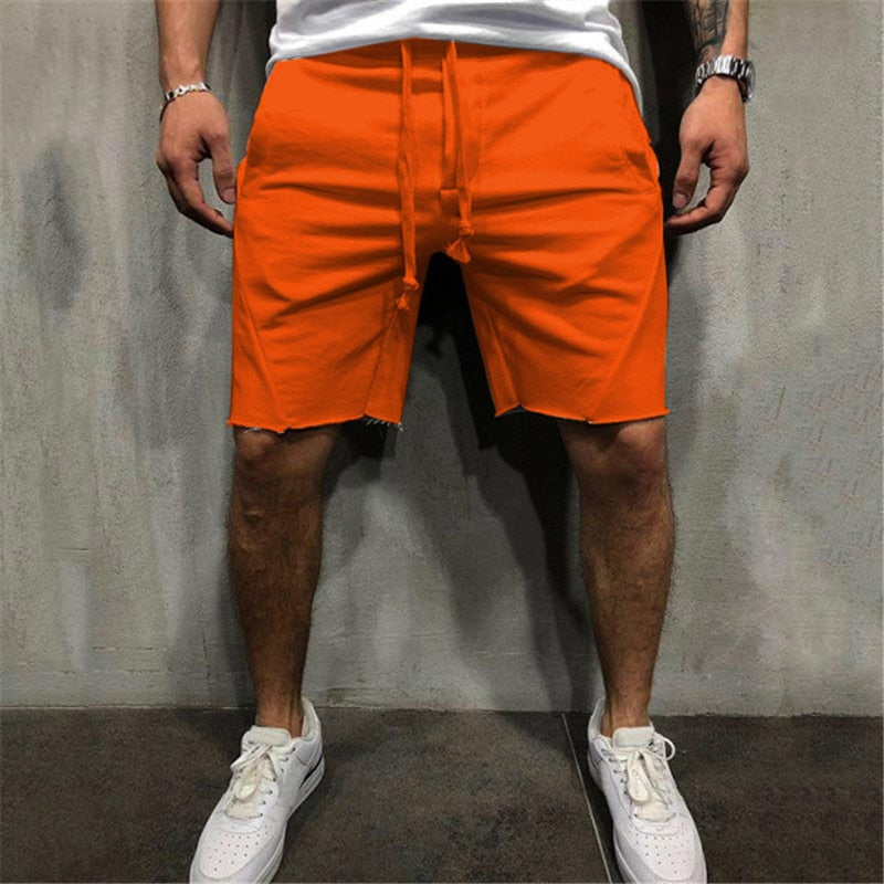 Komfortable grønne fritidsshorts for menn, med løs passform og snøring for sommerdager.