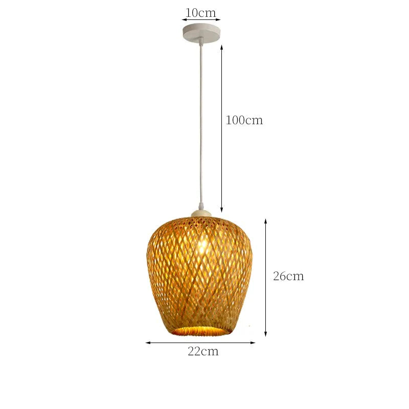 Eklektisk boho hengelampe, et blikkfang i ethvert rom, perfekt for en unik interiørstil.
