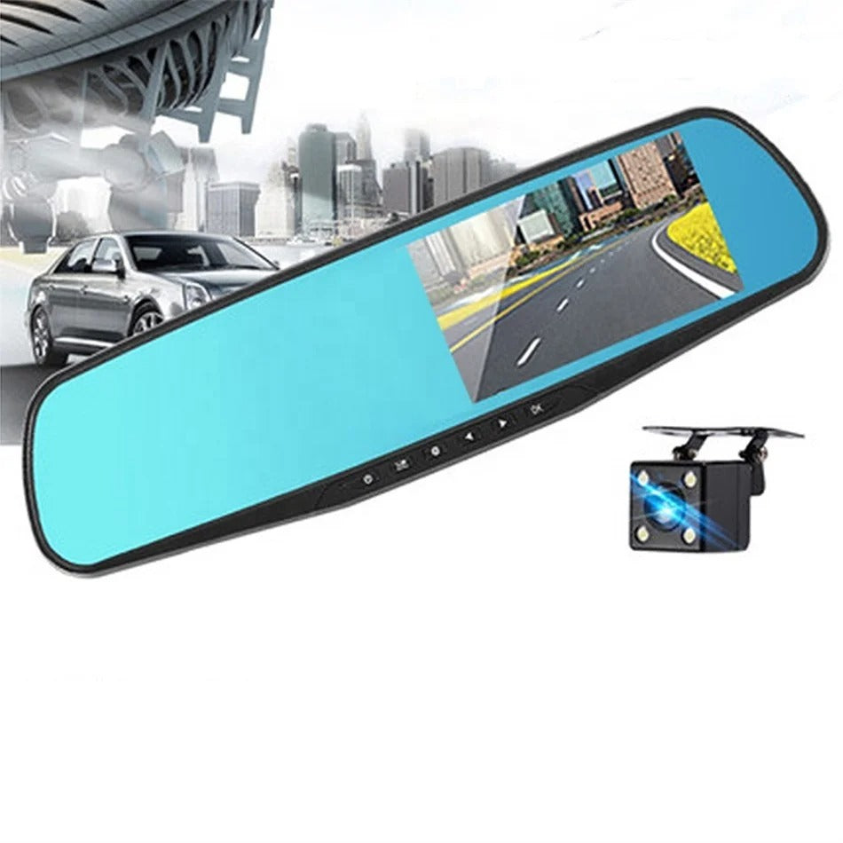 Full HD Dashbordkamera 1080P - Foran og Bak Videoopptak