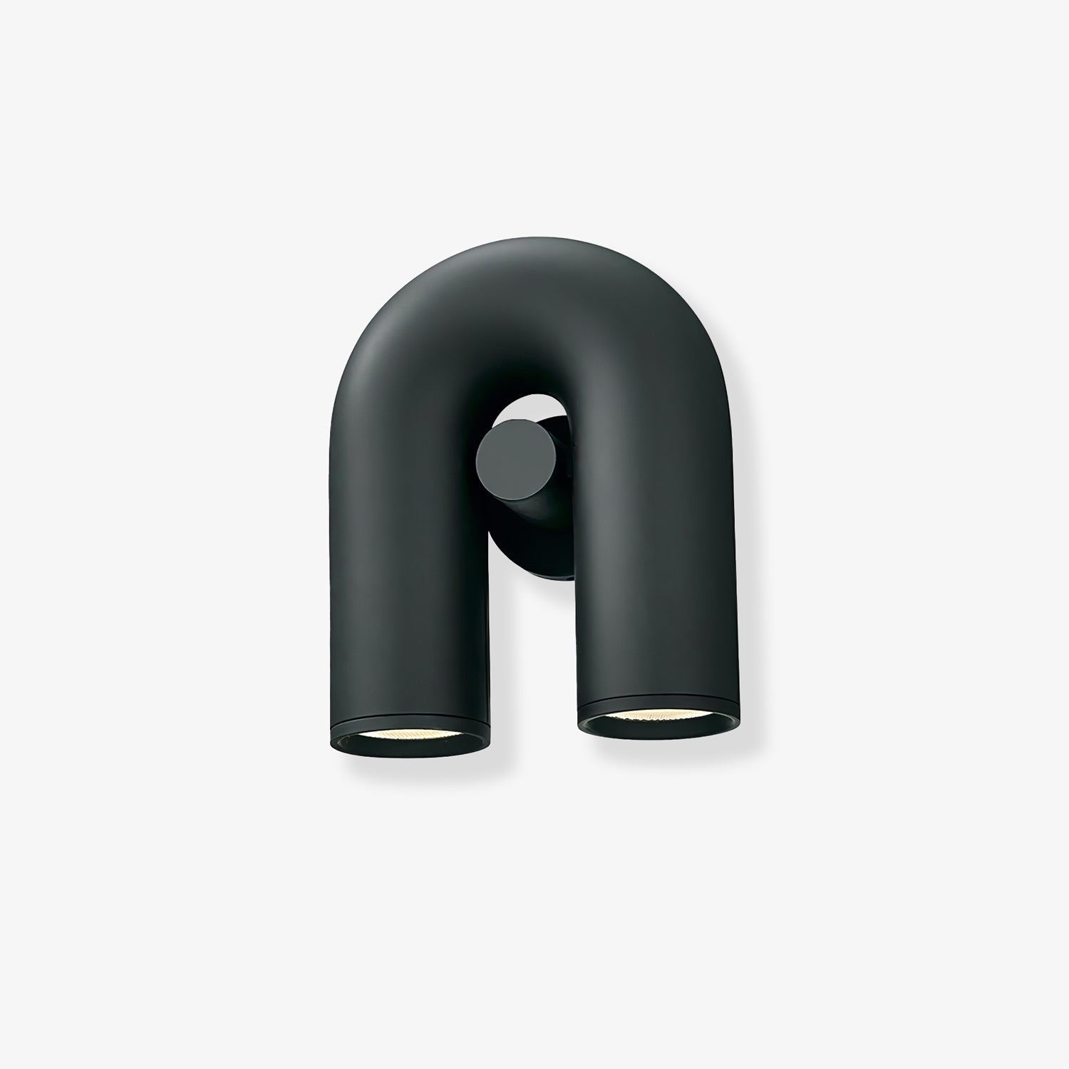 "Cirkus justerbar LED vegglampe med U-formet modul, elegant design for moderne innendørs belysning."