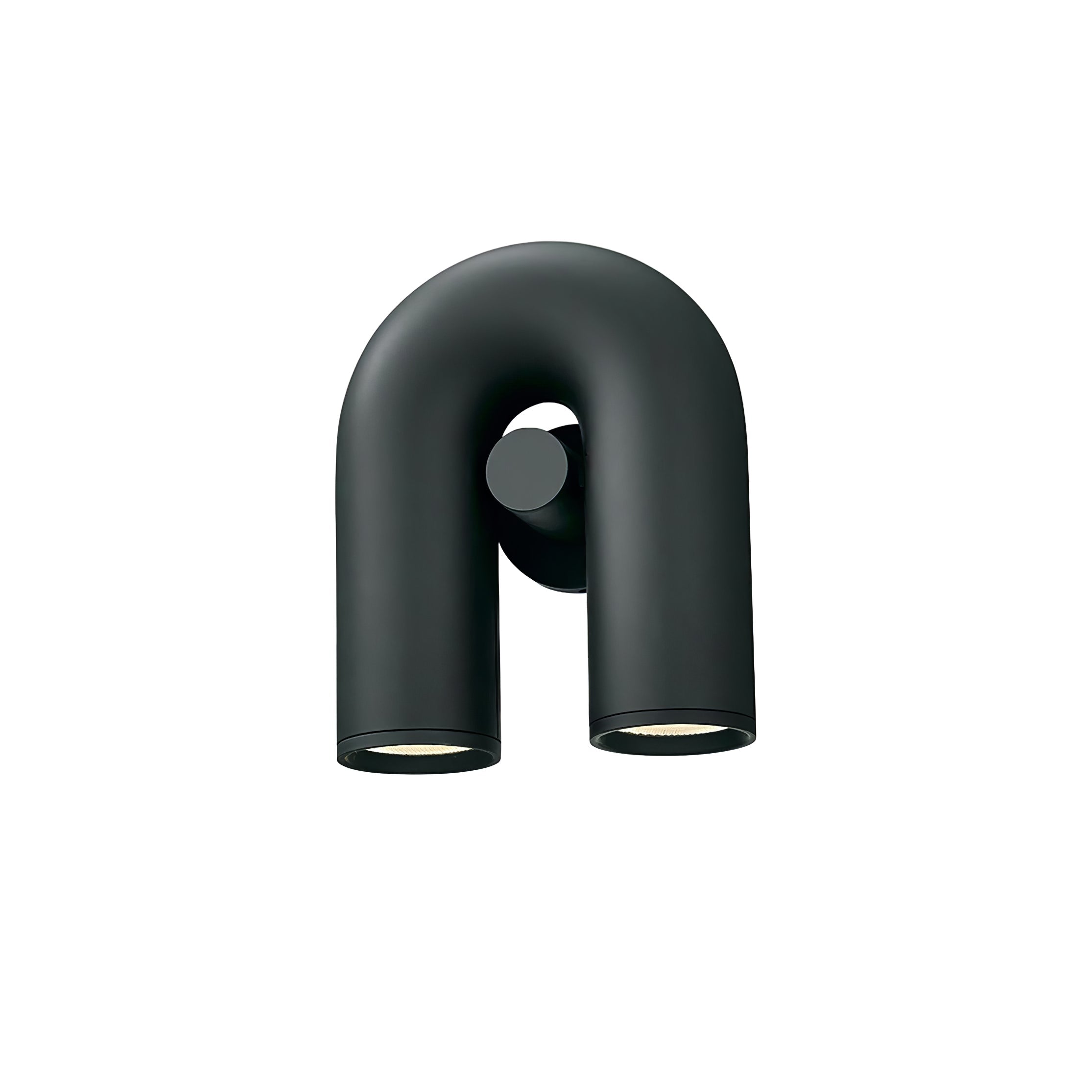 "Cirkus justerbar LED vegglampe med U-formet modul, elegant design for moderne innendørs belysning."