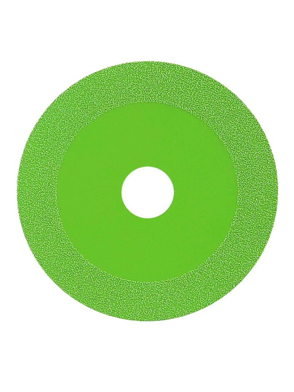 Detalj av universell ultratynn diamantskjæreskive for vinkelsliper, ideell for presisjonsskjæring av glass og keramikk.