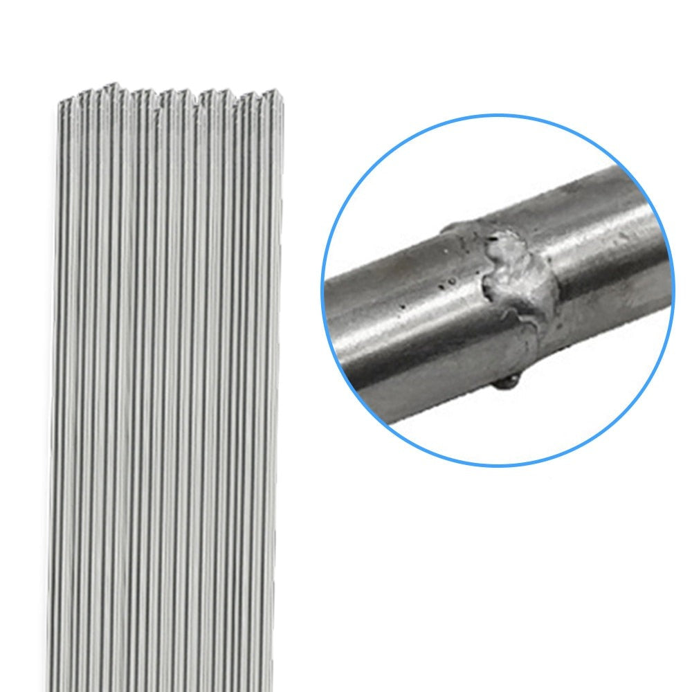 Illustrasjon av funksjonen til flusskjernede sveisestenger, optimalisert for sterk aluminiumssveising.