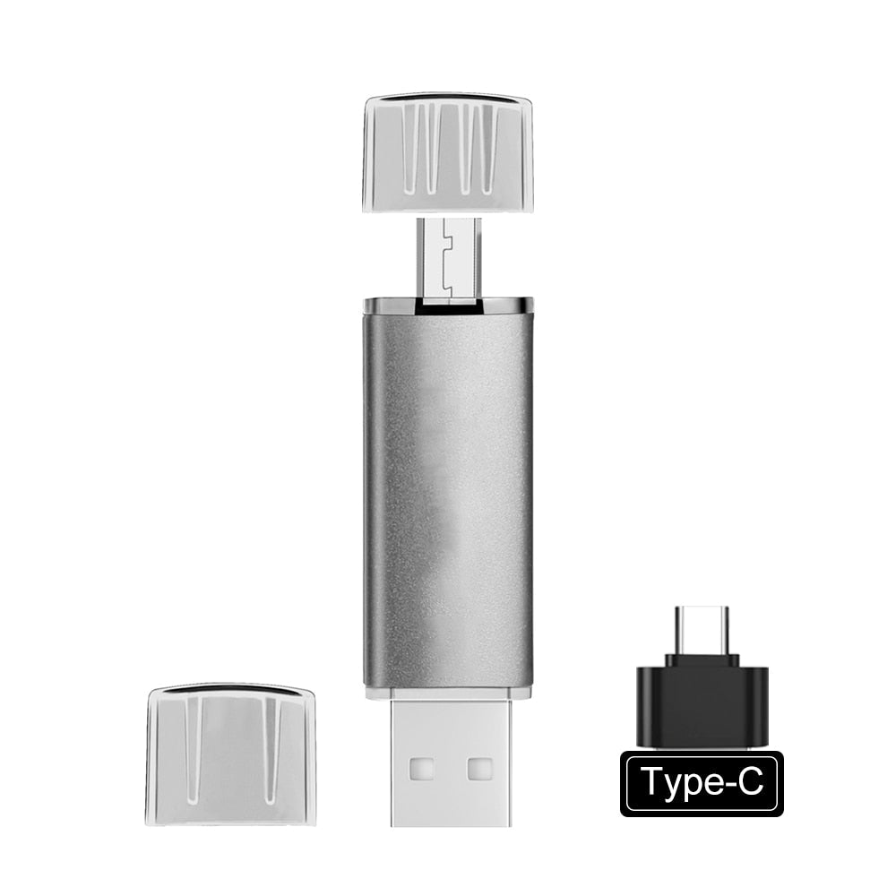 To USB 2.0 flash drives, en sort og en hvit, demonstrerer fargemuligheter for bærbar lagring