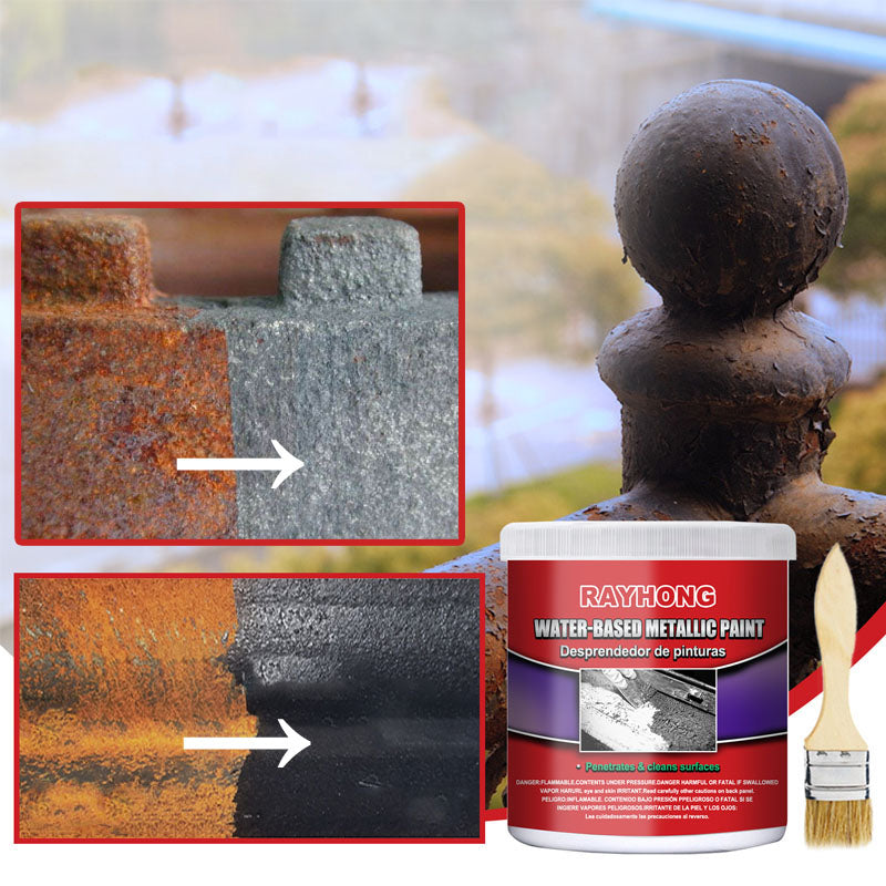 Effektiv antirust rustfjerner, innovativ rustomformer med svart polymerfinish for bilchassis, beskytter mot ny rust.