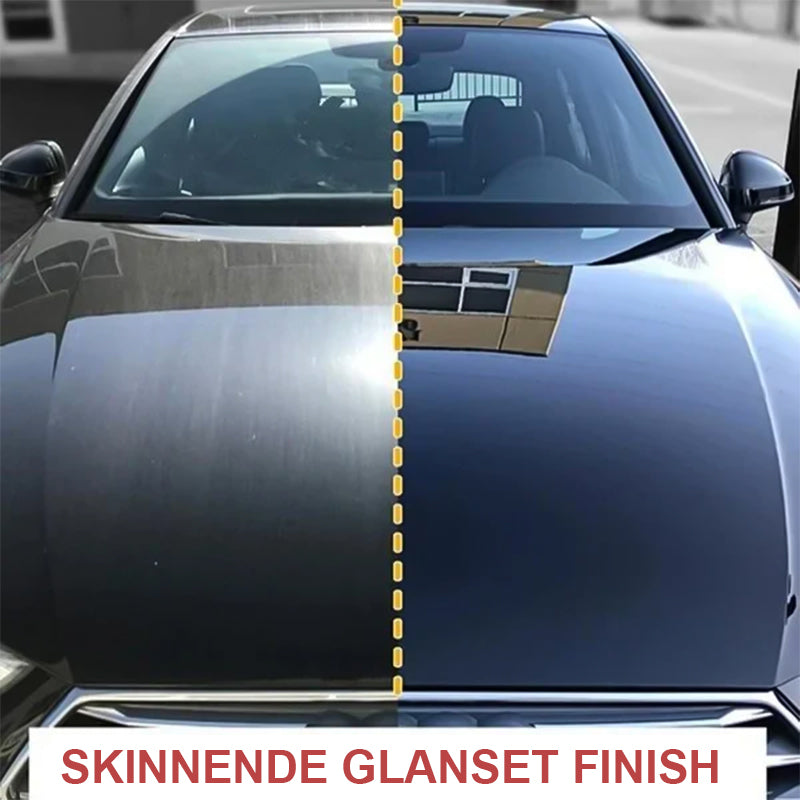 "Effektiv reparasjonsspray for biler som fjerner riper og merker, tilgjengelig i 100ml og 30ml flasker med høyglansfinish."