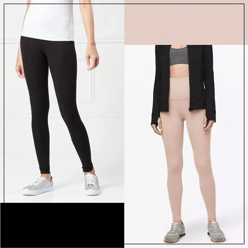 "Elefantfarget fleece leggings, varm og stilfull for vinterbruk, med høy midje og slank passform for kvinner."