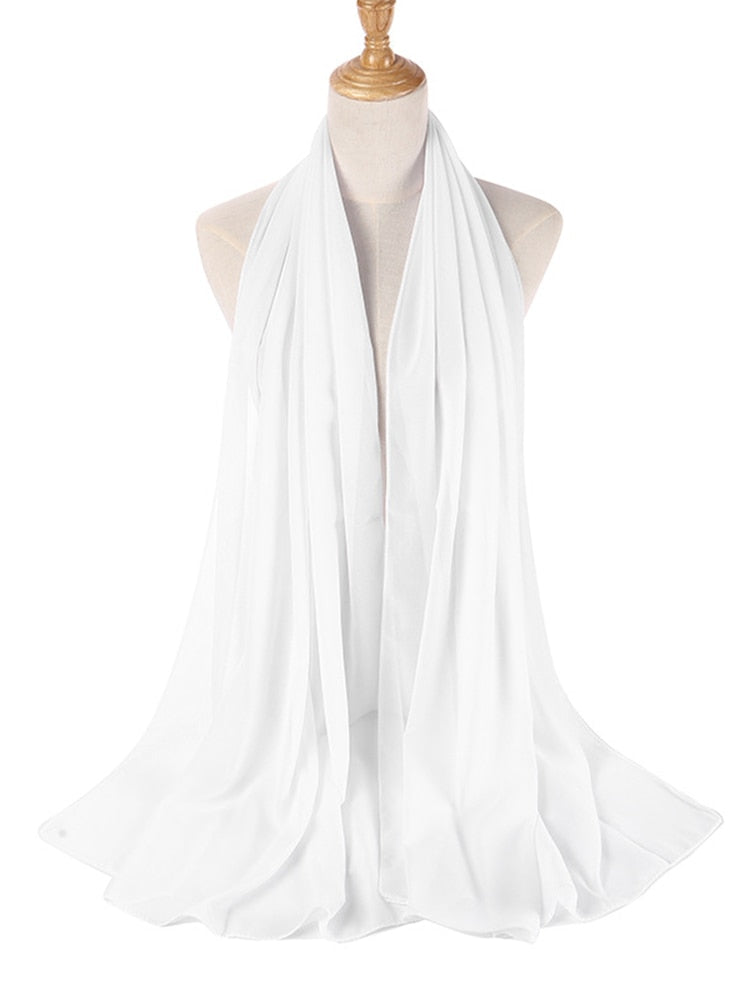 Chiffon skjerf for kvinner, et elegant og tidløst valg