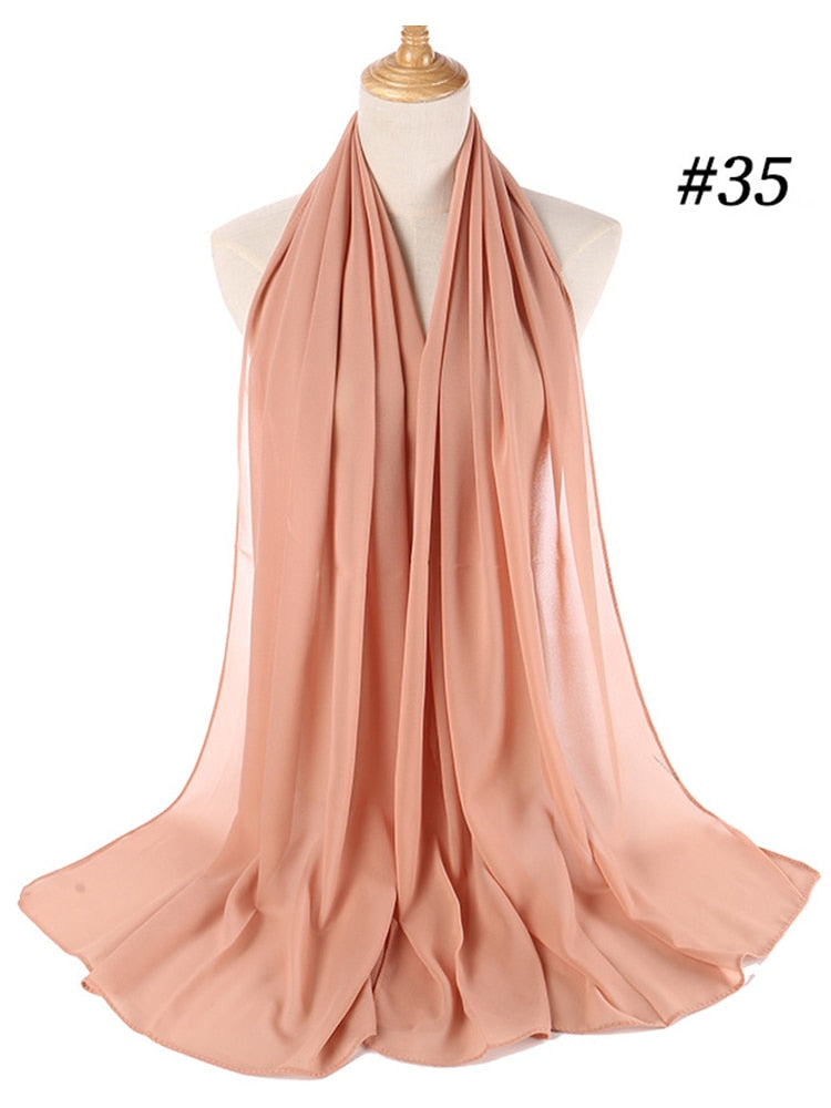 Klassisk chiffon pannebånd for kvinner, aldri ute av stil