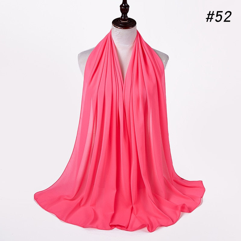 Elegant chiffon hijab, perfekt gaveidé