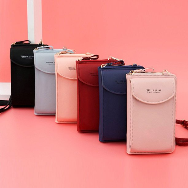 Sammenligning: elegant crossbody veske i to farger, PU-skinn, skulderveske for kvinner.