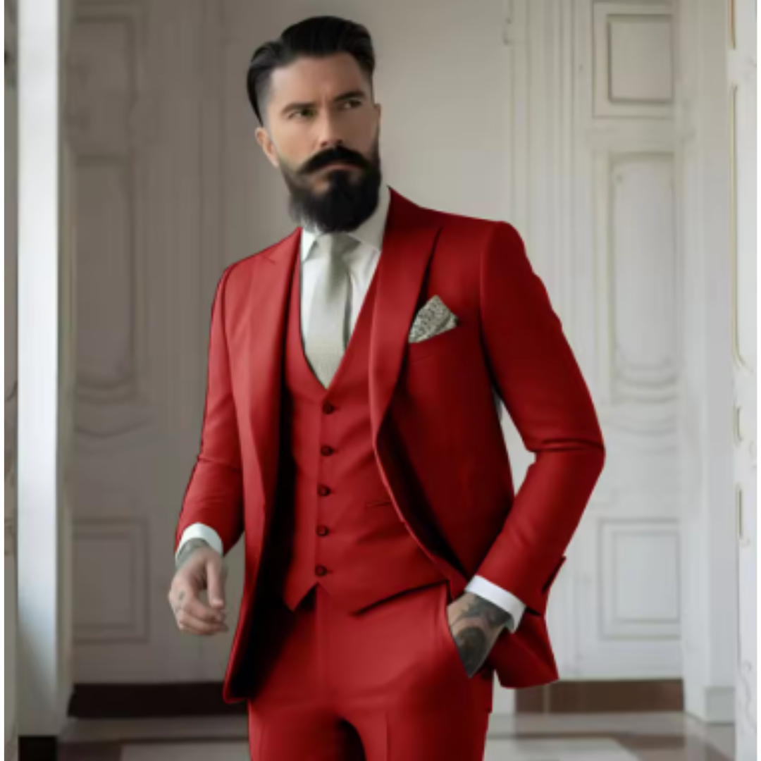 Formell slim fit herredress (tre-delt) for bryllup, galla og fest. Et elegant og tidløst antrekk.