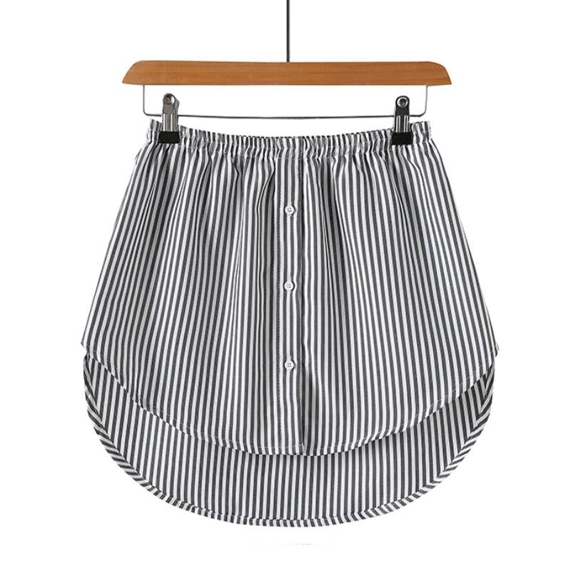 Elegant høyt liv skjørt for kvinner med chic splitt-design og stretchy høy midje, perfekt for enhver anledning.
