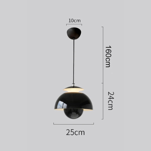 "Elegant LED-pendellampe med blomsterdesign, skandinavisk stil, varm belysning, enkelt anheng for moderne interiør."