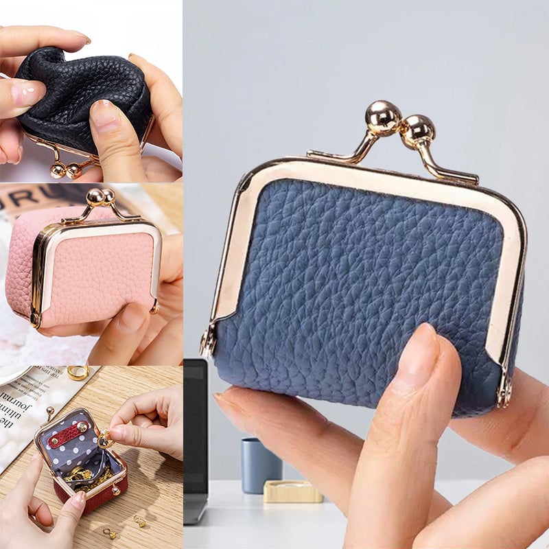 "Elegant mini smykkeskrin i ekte skinn med retro design, reisevennlig, tilgjengelig i flere stilige farger."