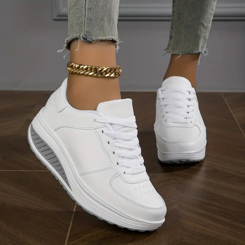 "Elegant ortopediske sneakers for kvinner i blå, brun og hvit, lett og pustende med ergonomisk støtte for daglig bruk"