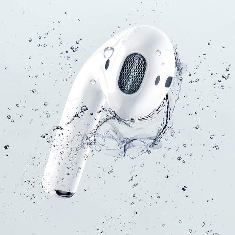 "Elegant trådløse ørepropper med HiFi lyd og Bluetooth 5.0, sorte med kompakt ladeetui, for musikkelskere."