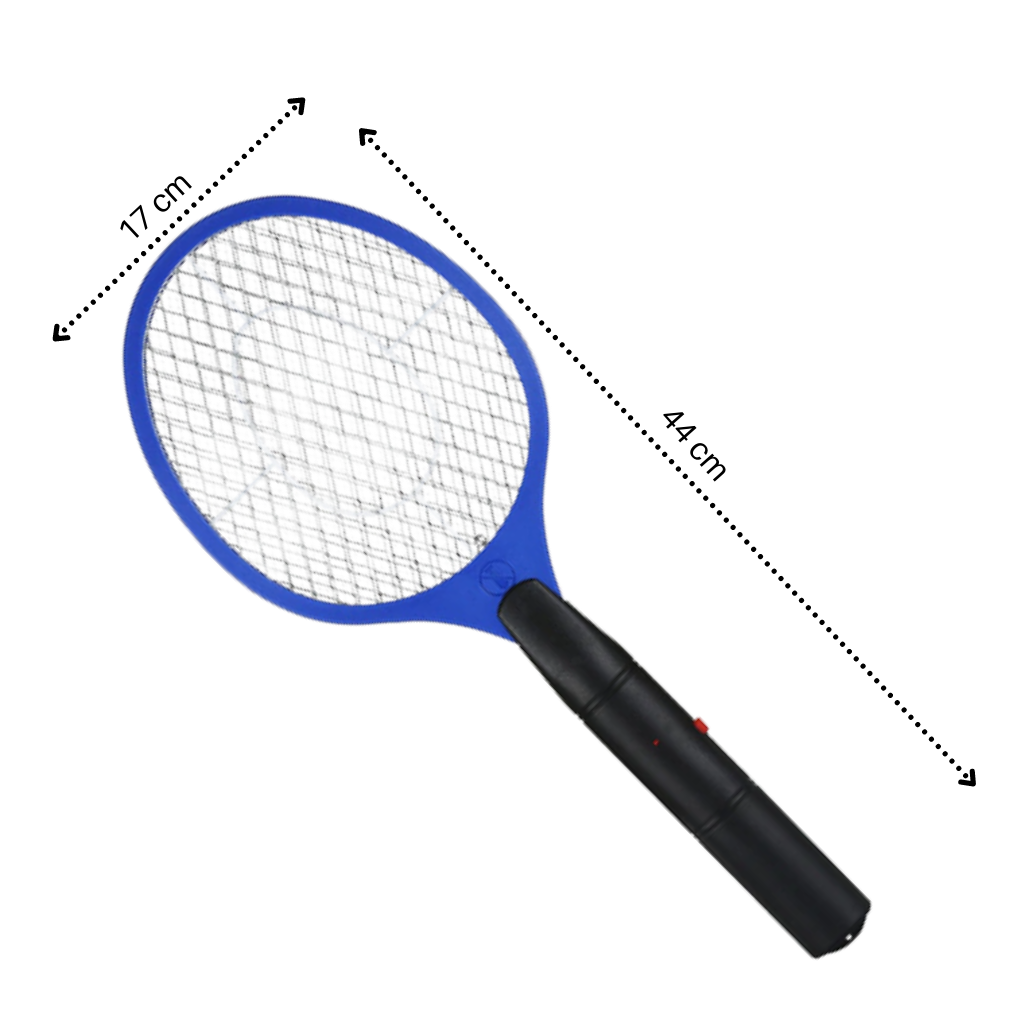 "Elektrisk fluesmekker, trådløs myggdreper; gul racket, bærbar, batteridrevet, 2200V strømnett for effektive zaps."