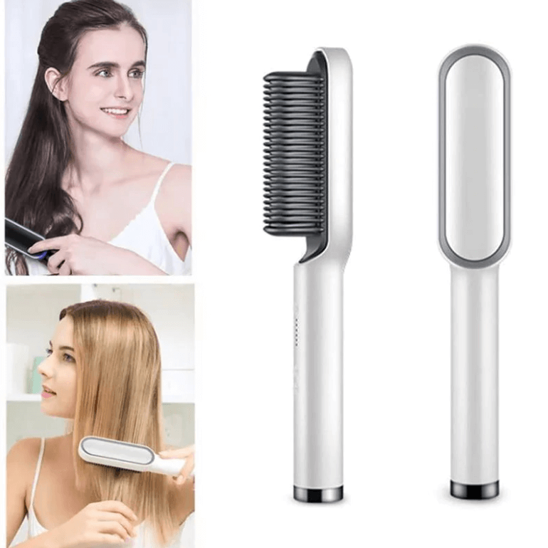 Elektrisk varmebørste som forenkler hårstyling og etterlater håret glansfullt