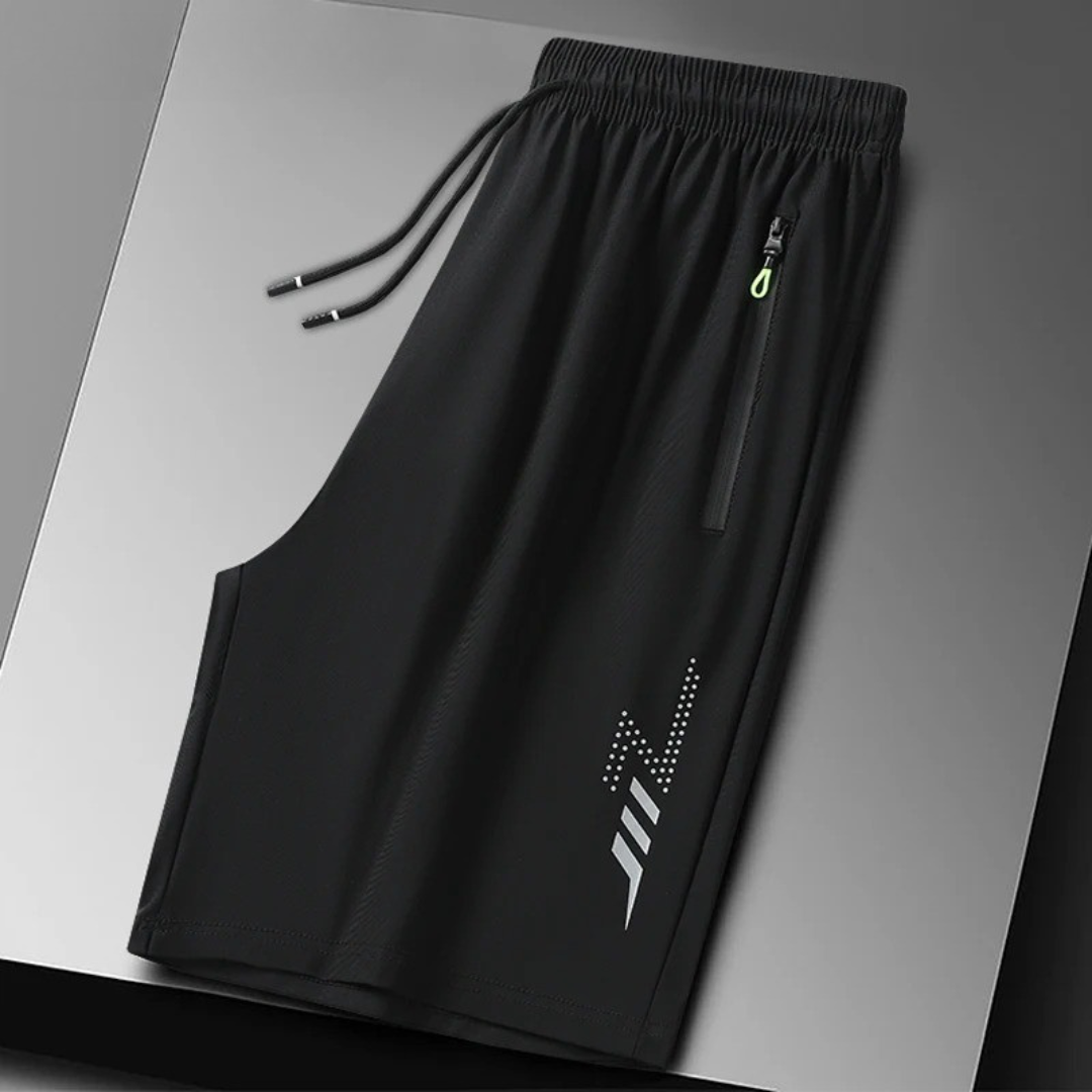 Hurtigtørkende sportsshorts for menn, ideell for alle typer aktivitet og treningsøkter med god ventilasjon.