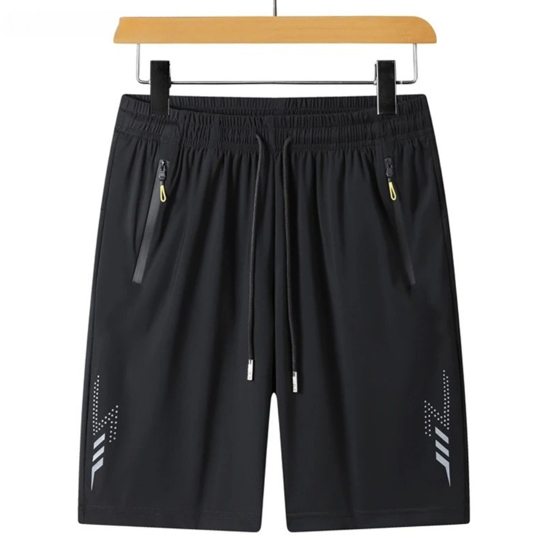 Komfortable og pustende treningsshorts for menn, designet for intens aktivitet og varme dager.