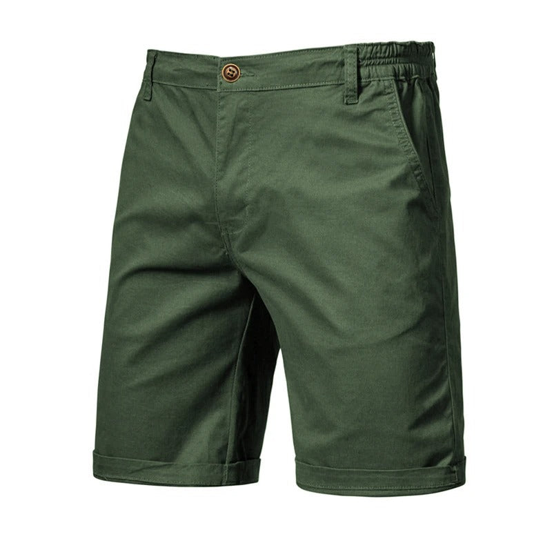 Allsidig herreshorts for menn; perfekt for hverdag, fritid og sommer. Ensfarget og lett å kombinere.