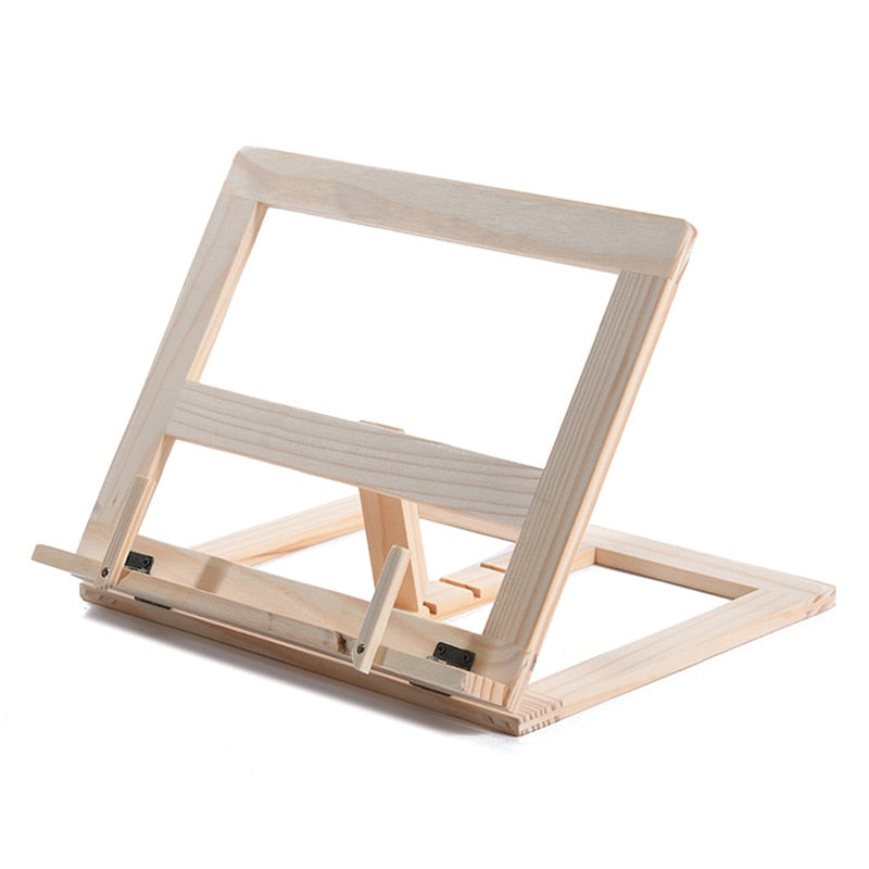 Ergonomisk bokholder for nettbrett og laptop, ideell for hjemmekontor og studenter.