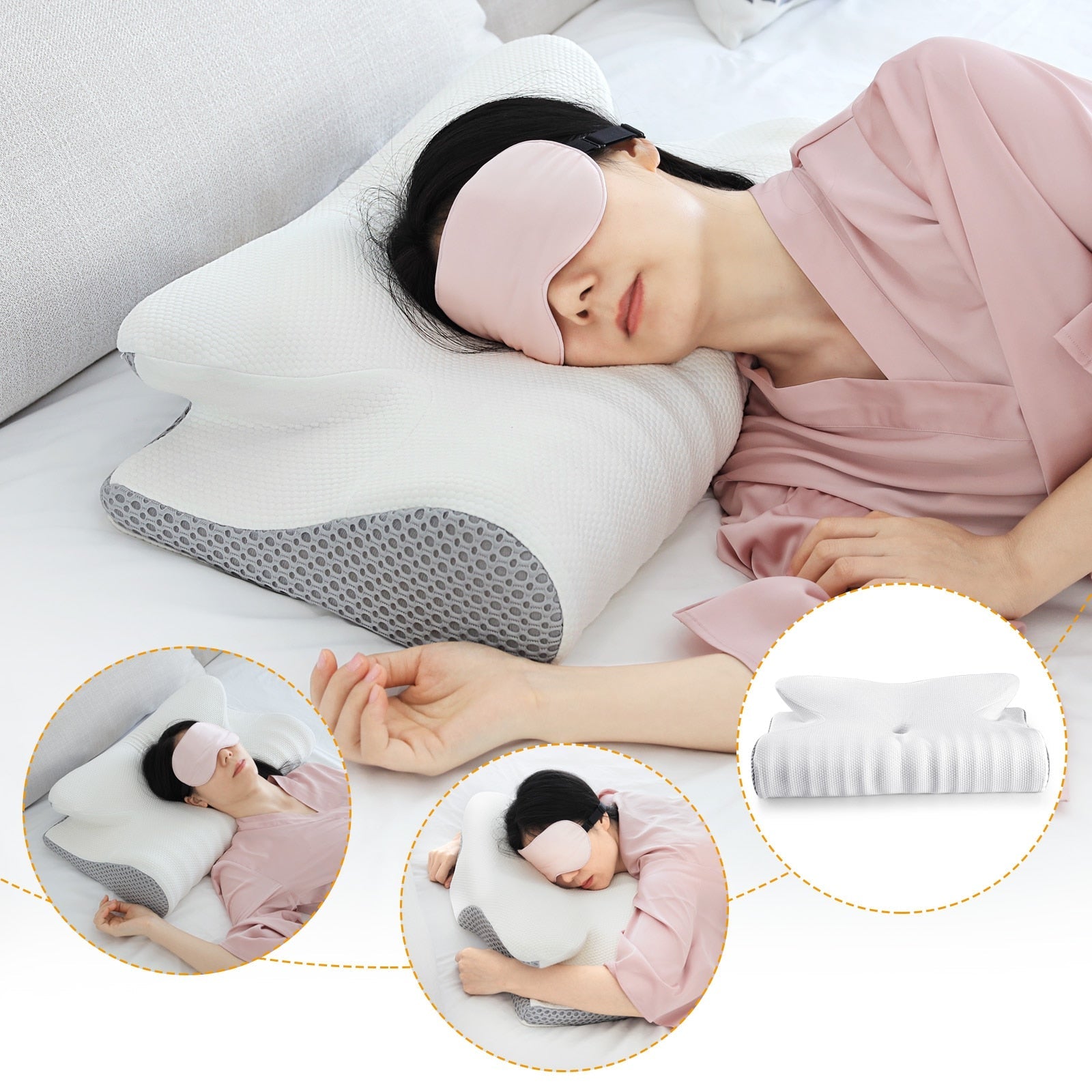 Forbedre din søvnkvalitet med denne myke memory foam nakkeputen; en viktig del av din helserutine.
