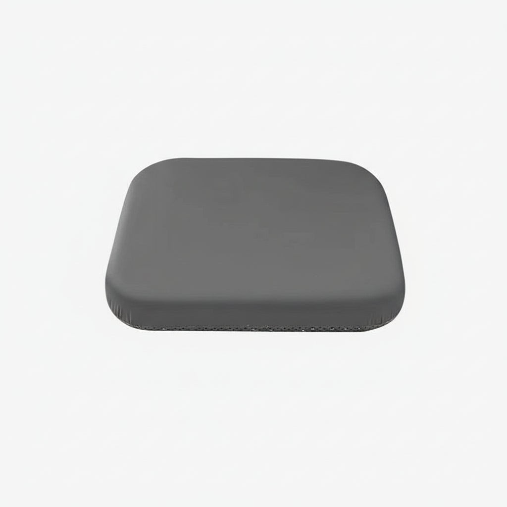 Minneskum sittepute med trekk. Ergonomisk design for haleben og korsrygg. Forhindrer smerte og gir komfort.