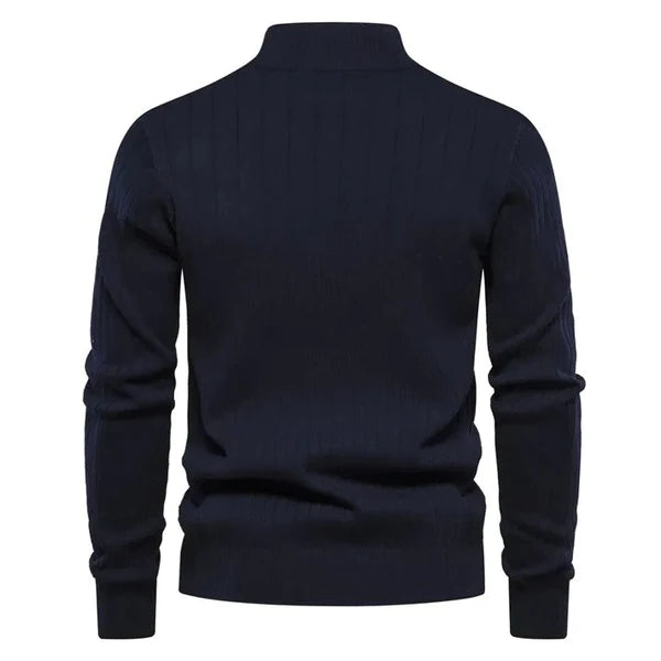 MASON - Sweater with half zipper
