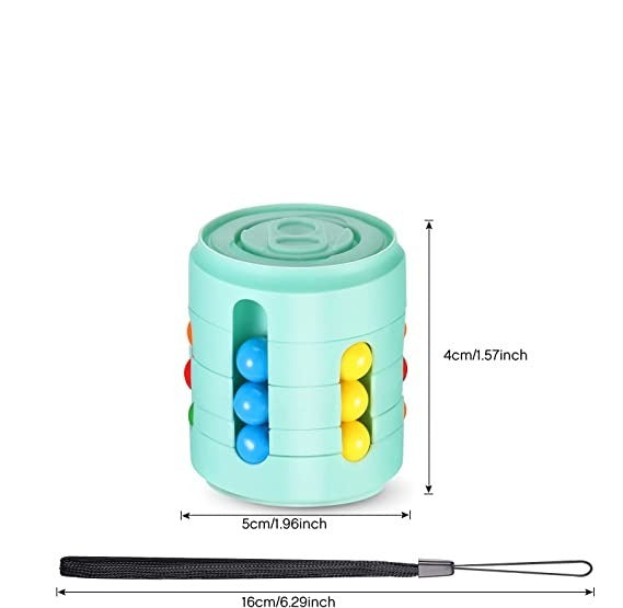 Bønneboks fargerik, kompakt og lett, ideell som portabel stressleke og angstlindring for barn