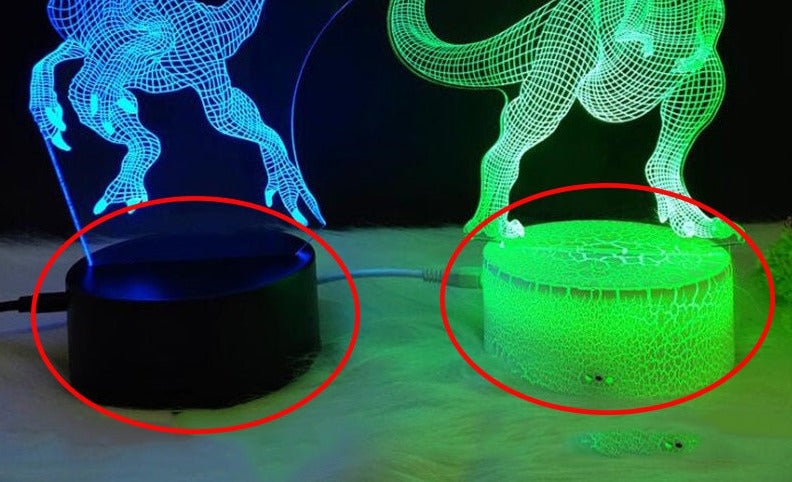 Unik Final Fantasy spillkarakter 3D lampe, et atmosfærisk nattlys og en flott gaveidé.
