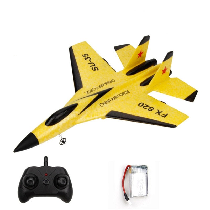 Fjernstyrt kampflymodell for barn og voksne, RC-fly leketøy av EPP-materiale, for utendørs lek