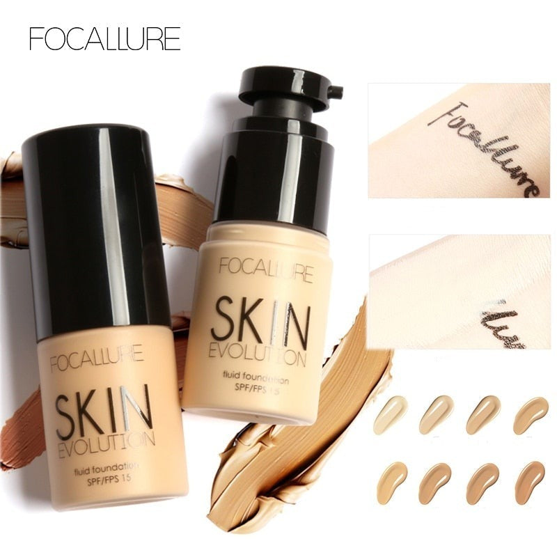 Flytende foundation medium dekkevne, SPF 30, for feilfri hud og solbeskyttelse i elegant flaske, makeup