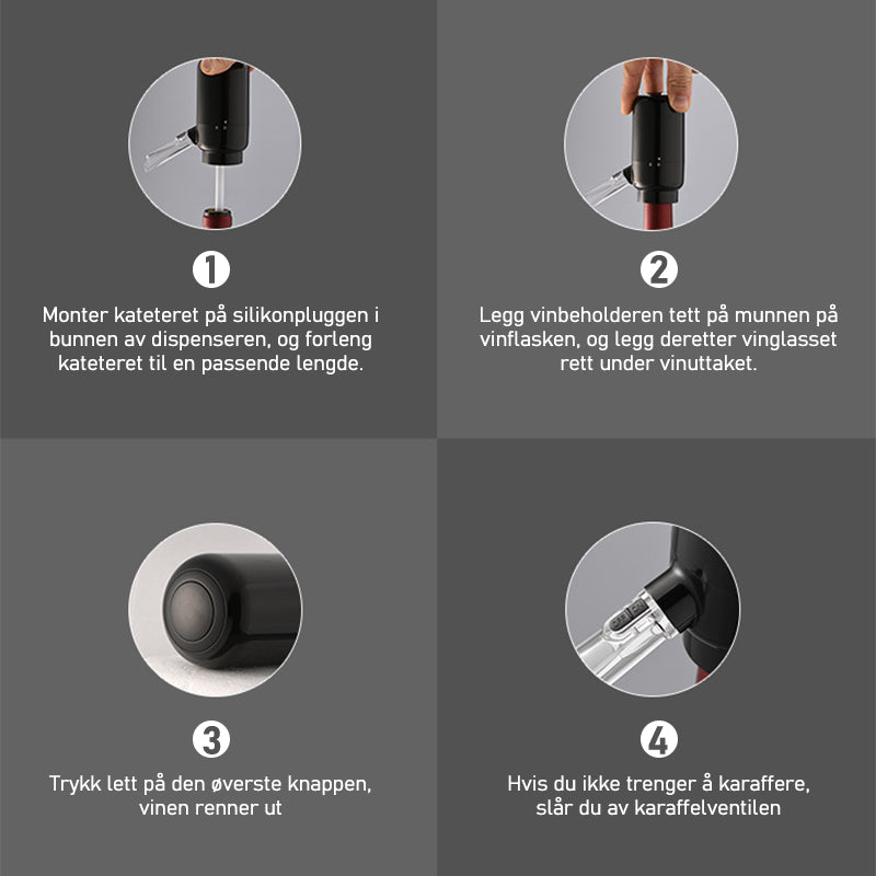 "Gjenbrukbar svart vinkork i kompakt design på en vinflaske, sikrer lufttett forsegling og bevarer bobler."