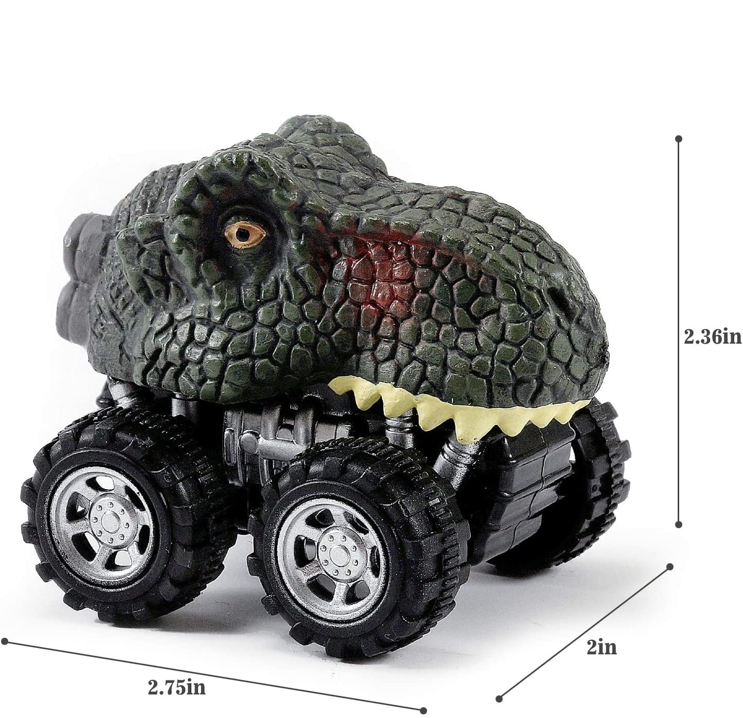Dinosaur themed trekk tilbake kjøretøy for fantasifull rollelek hos barn