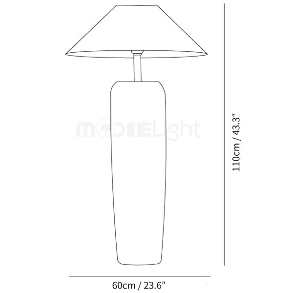 "Gulvlampe i forvitret tre, rustikk stil, slitne detaljer, LED/Edison-pære, varm atmosfære, moderne hjem"