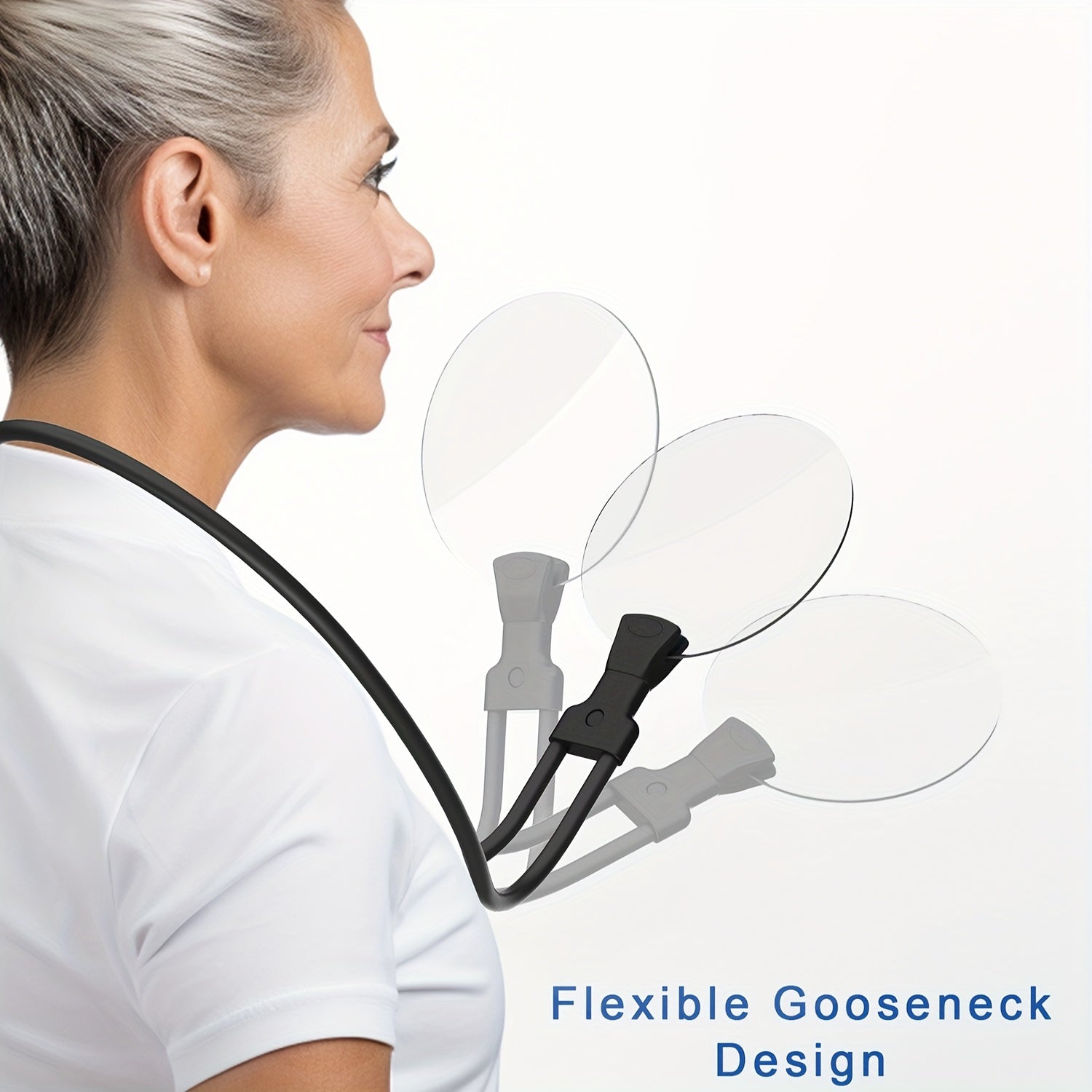 Brukervennlig halsforstørrelsesglass for detaljarbeid, portable og ideelt for synsforbedring.