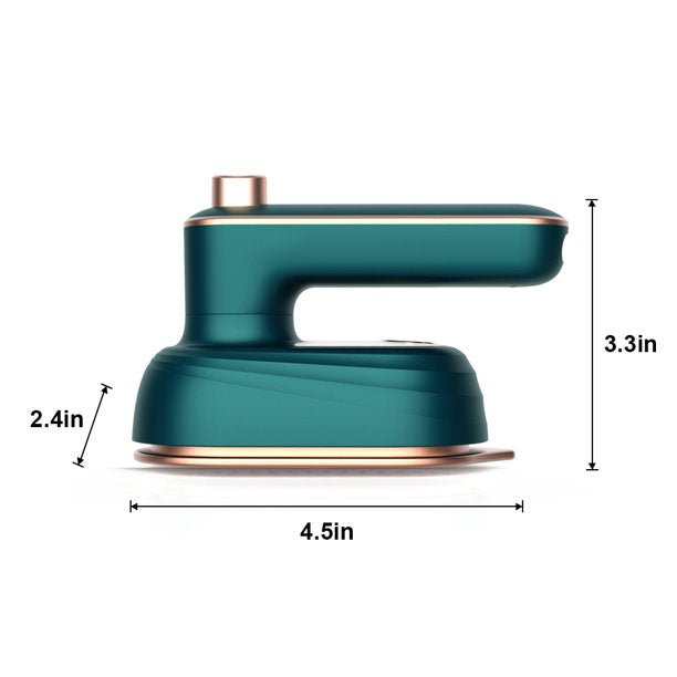Ergonomisk håndholdt dampstrykejern for komfortabel og rask stryking av klær. Lettvektsdesign for enkel bruk.