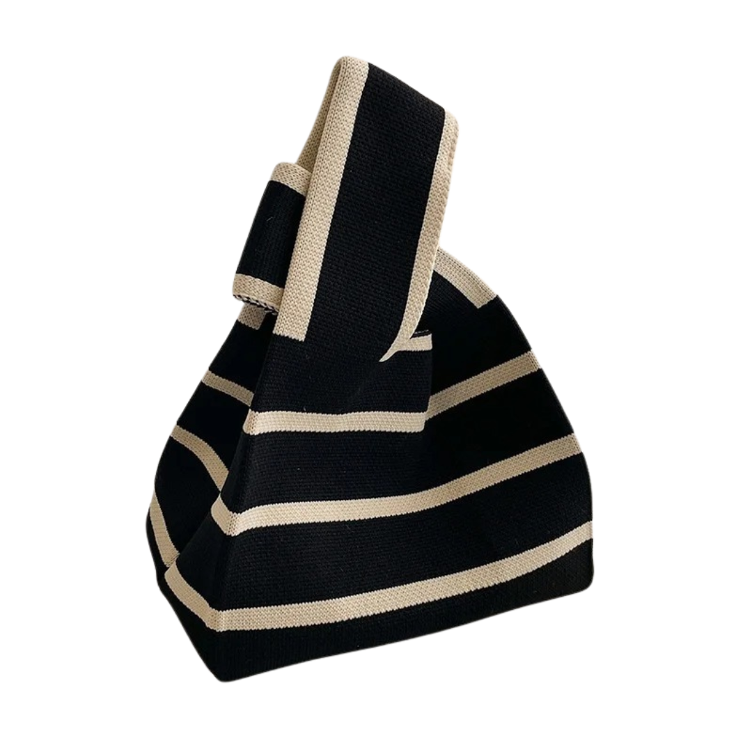 Håndlaget mini strikket veske for kvinner i sommer, perfekt mote tilbehør.