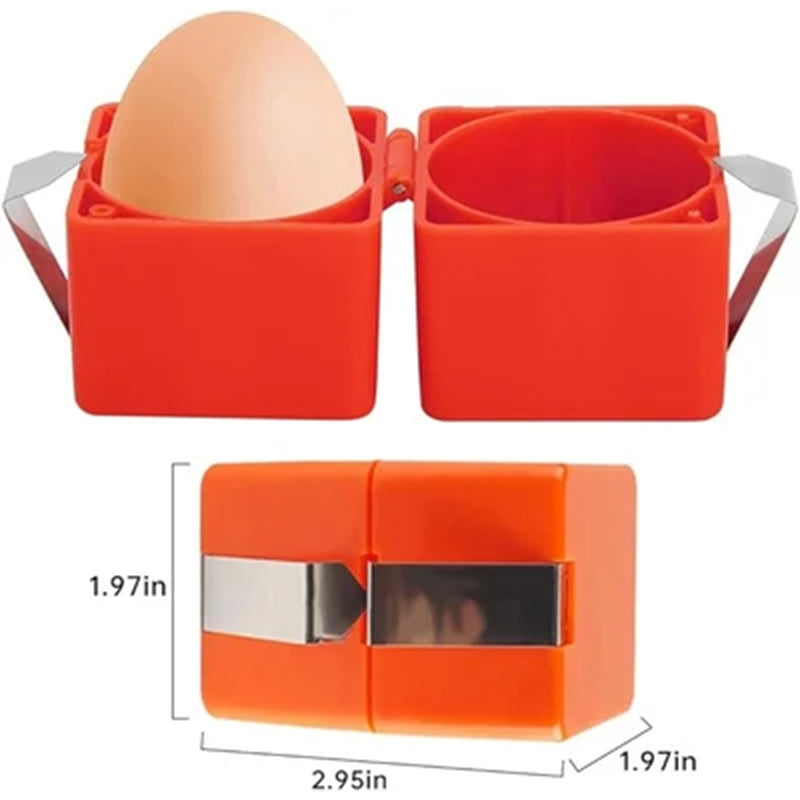 "Håndholdt eggehvitesseparator med ergonomisk design, kubeformet, lett å bruke for effektiv eggåpning på kjøkkenet."