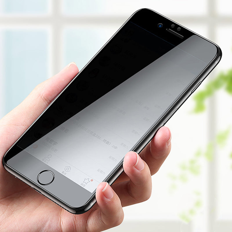 "Herdet glass skjermbeskytter for iPhone med personvern, sterk beskyttelse mot riper, ultraklar, enkel installasjon."