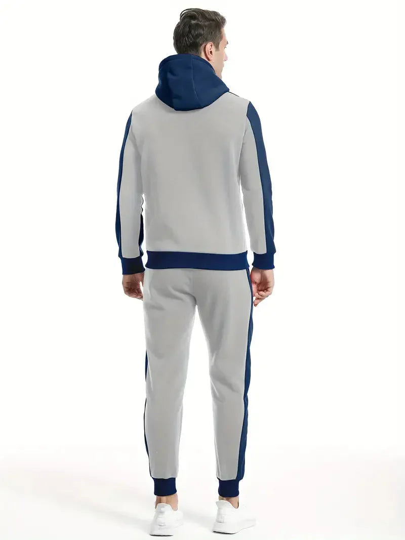 Herre høsttreningsdress for innendørs/utendørs trening, jogging og fritid. Komfortabel og funksjonell.